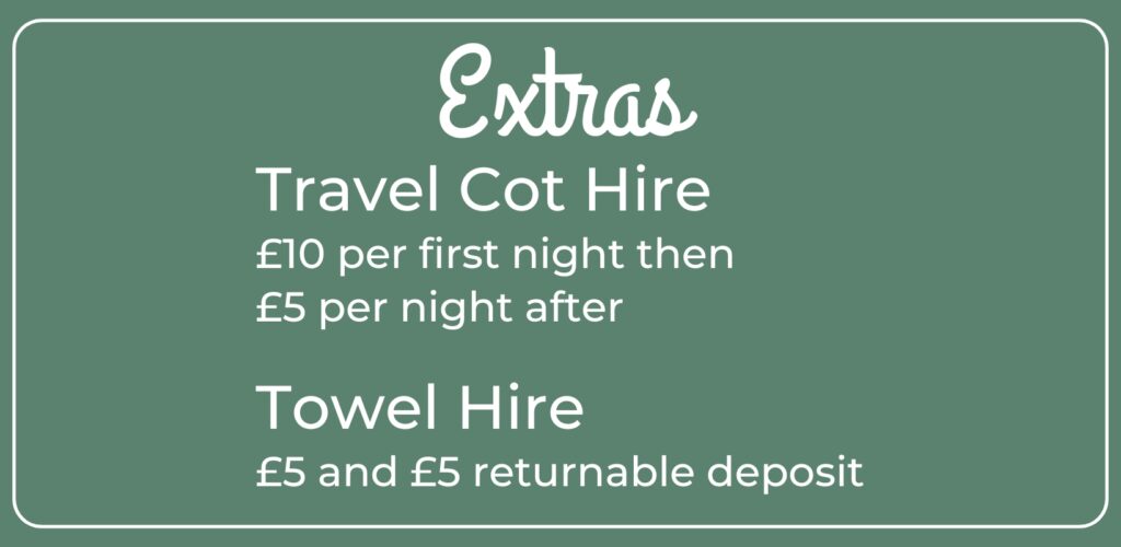 Farmhouse Stay Extras - Travel Cot Hire and towel hire